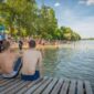 Ingyenes Duna strand Budapest Római