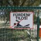 strand bakteriális fertőzés fürödni tilos tilalom